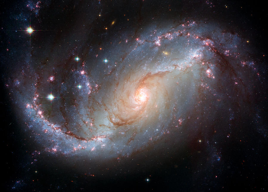 Space Photograph - Ngc 1672 by Space Art Pictures