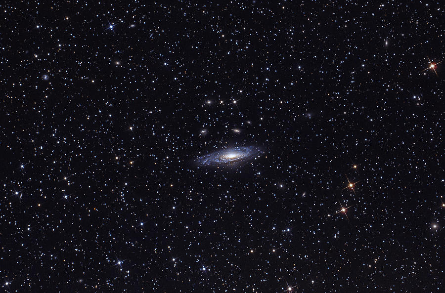 NGC 7331 Spiral Galaxy Photograph by Arturas Medvedevas - Pixels