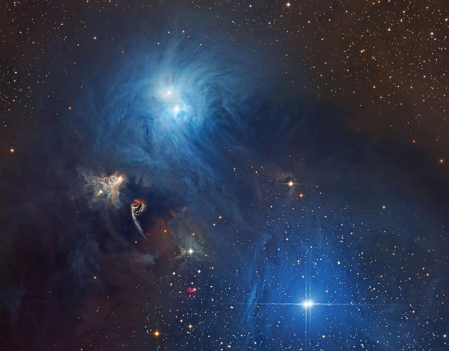 NGC6726_c80schedler Painting by Celestial Images