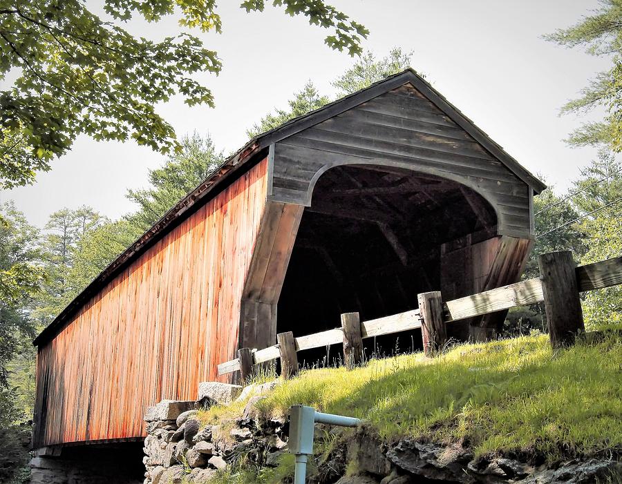 N H Covered Bridge 1 Photograph by Charles HALL