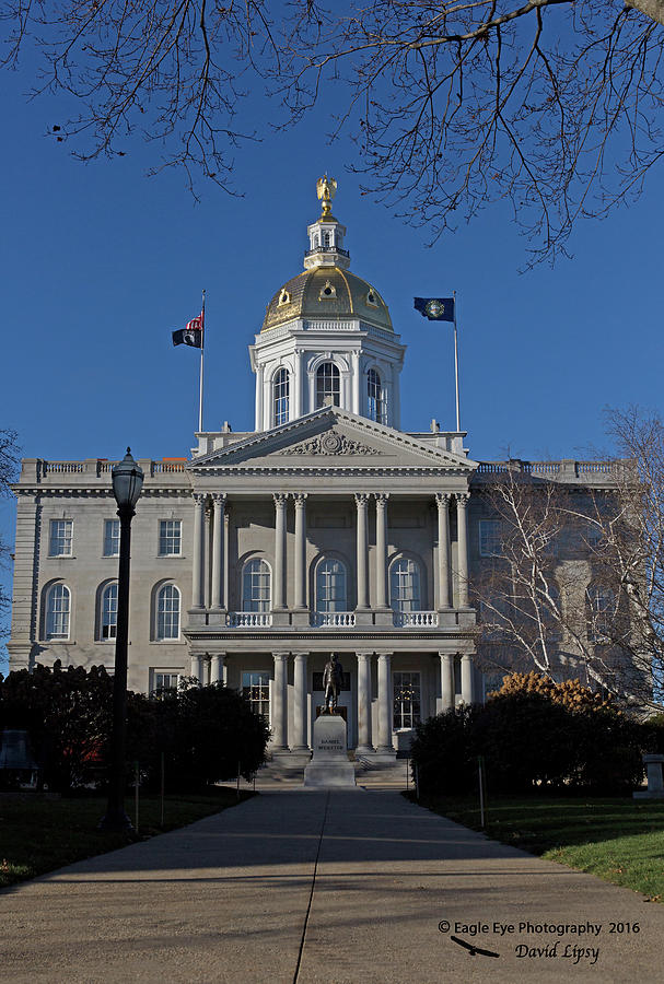 NH State Capital Building Photograph by David Lipsy - Fine Art America