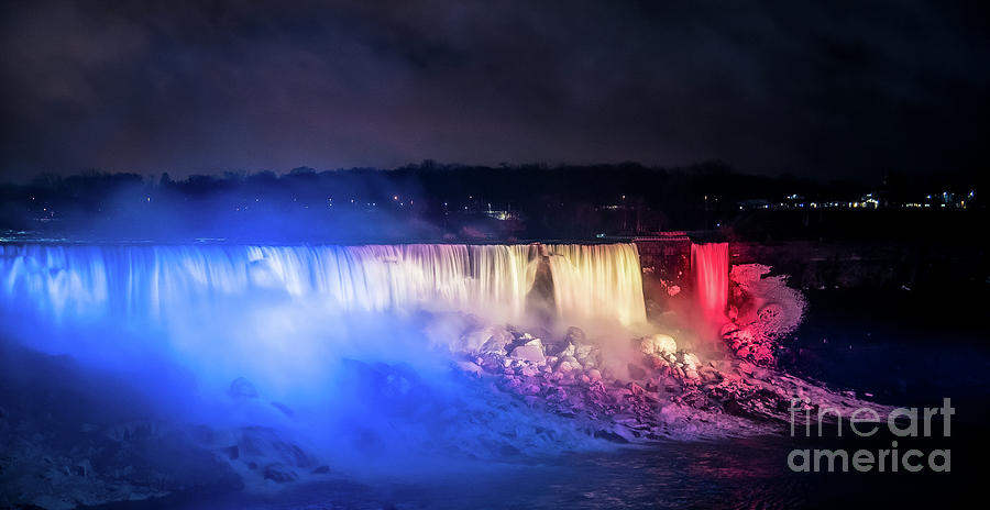 Niagara at Night Photograph by Bianca Nadeau