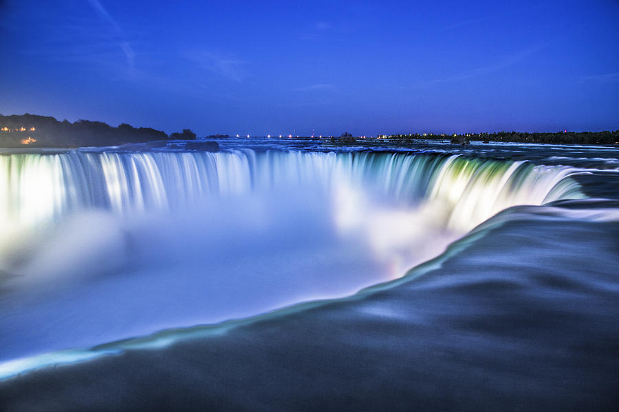 Niagara Falls Blue Hour Photograph by John McGraw
