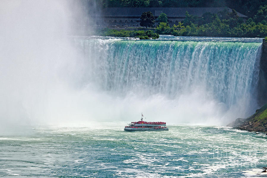 Niagara Falls Boat Tour Horn Blower Photograph by Charline Xia