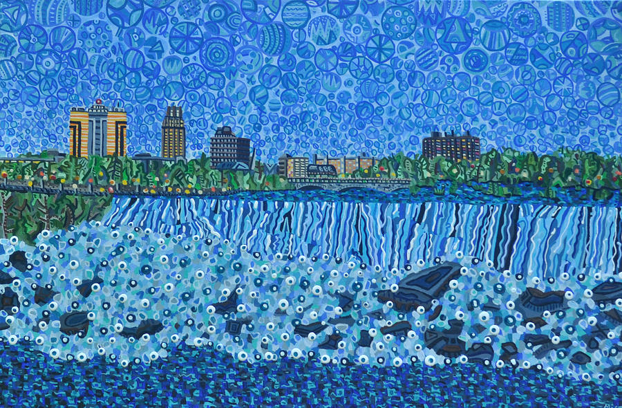 Niagara Falls - Day Painting by Micah Mullen