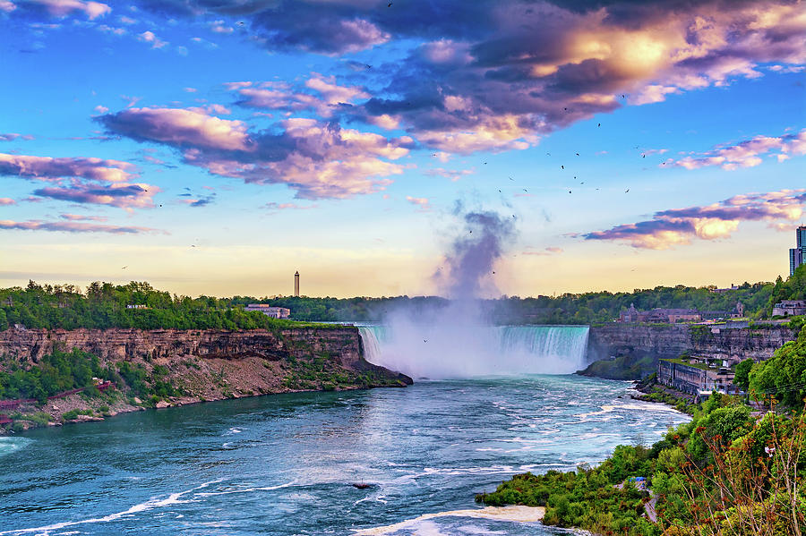 Niagara Falls Evening 2 Photograph by Steve Harrington