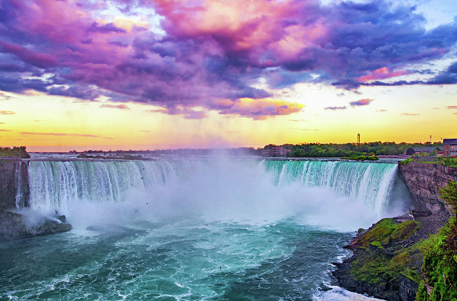 Nature Photograph - Niagara Falls Evening 3 by Steve Harrington