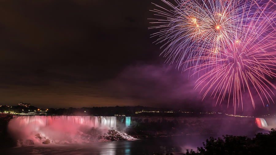 Niagara Falls Fourth of July Photograph by Brenda Jacobs Pixels