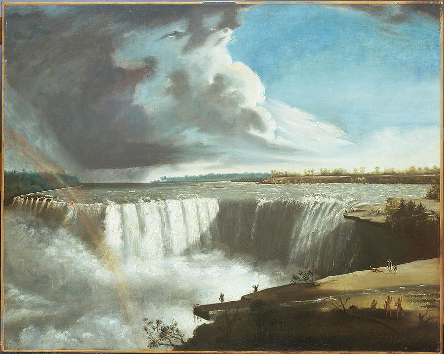 Sea Painting - Niagara Falls from Table Rock by Samuel Finley