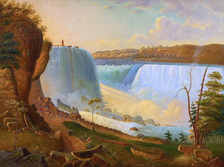Niagara Falls Painting by Gunther Hartwick