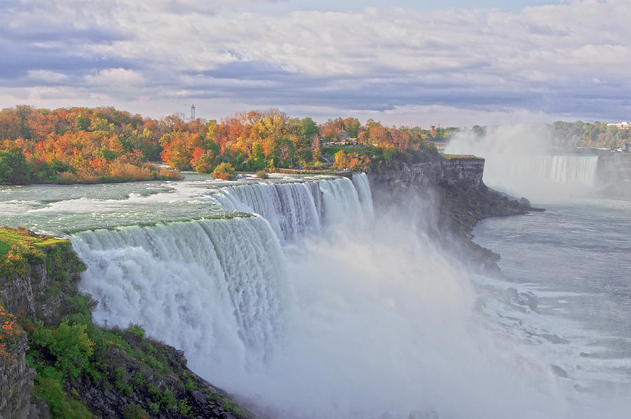 Niagara Falls in Autumn Photograph by Michelle McPhillips Fine Art
