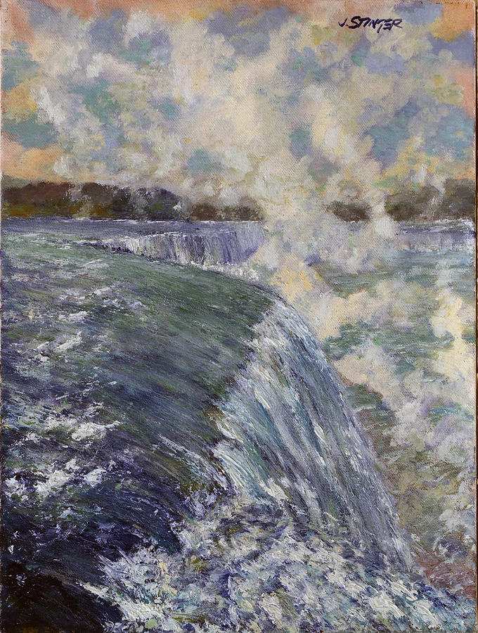 Niagara Falls Painting by John Stinger - Fine Art America