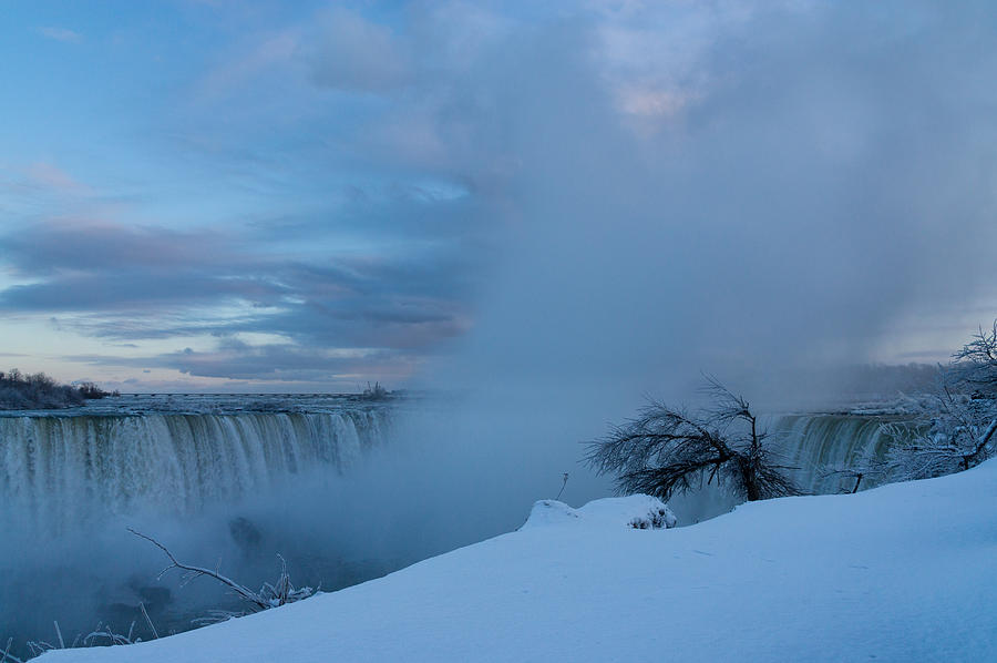 Winter Photograph - Niagara Falls Like You Have Not Seen it Before by Georgia Mizuleva