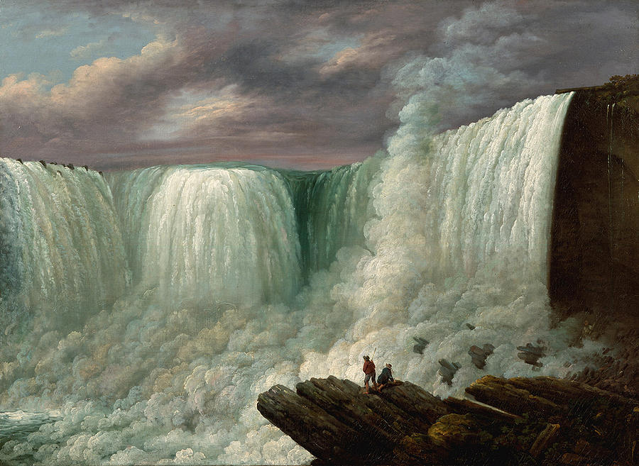 Minot Painting - Niagara Falls by Louisa Davis Minot