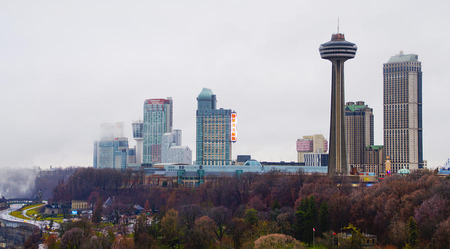 Niagara Falls Ontario Skyline Photograph by Bill Cannon