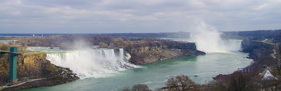 Niagara Falls Panorama Photograph by Bill Cannon