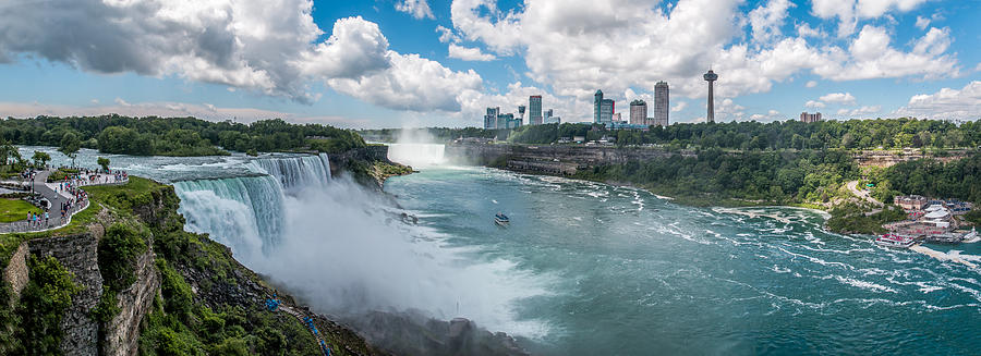 Niagara Falls Panorama Photograph by Bobby Hicks - Pixels