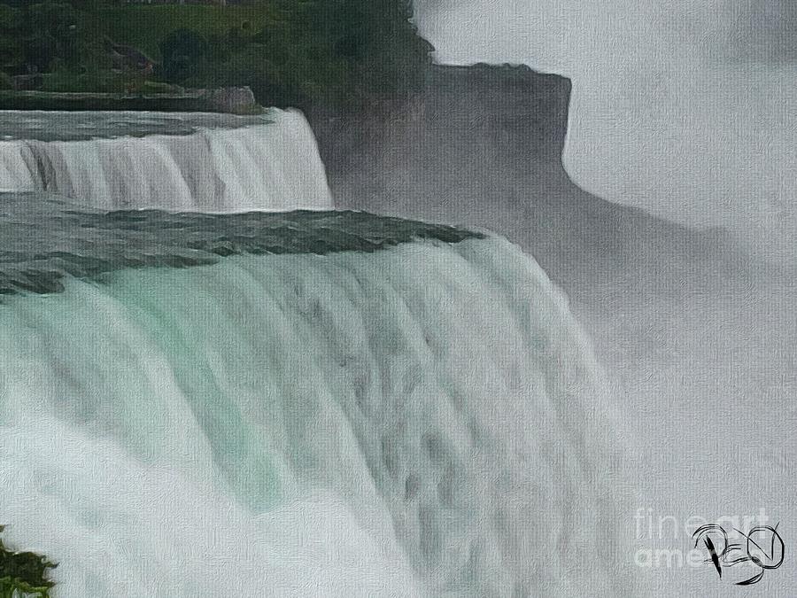 Niagara Falls  Digital Art by Patty Vicknair