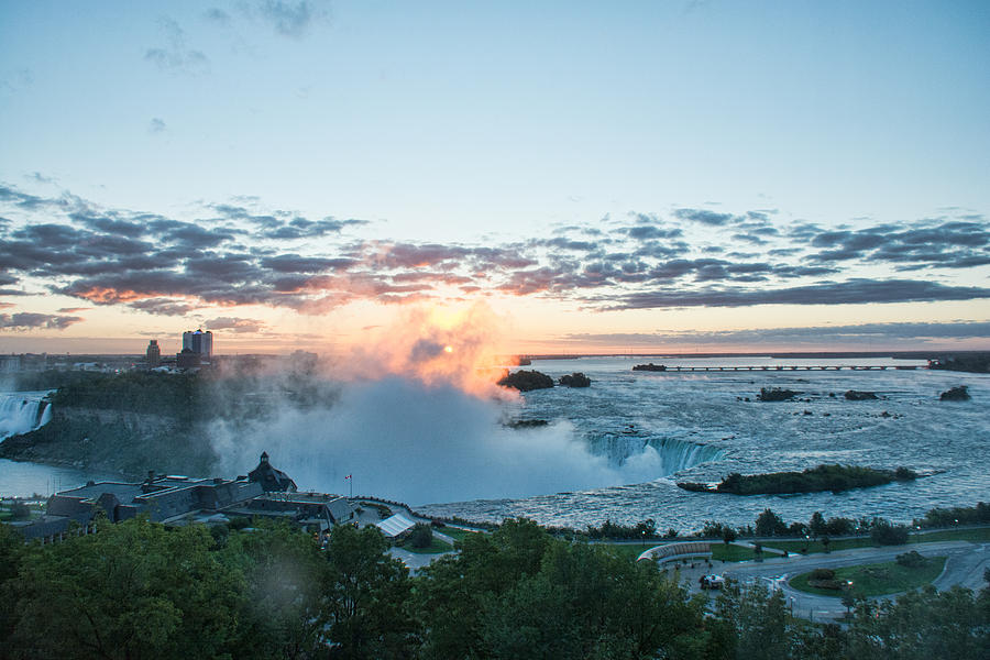 Niagara Falls Sunrise Photograph by John Black
