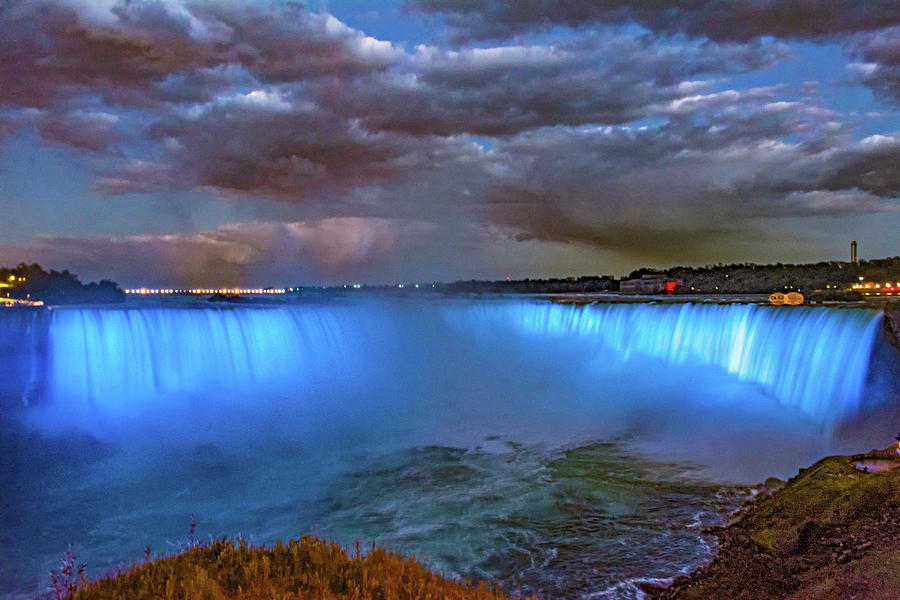 Nature Photograph - Niagara Falls - The Blue Hour by Steve Harrington