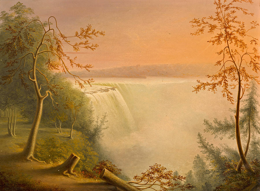Niagara Falls, The Horseshoe Falls Painting by Rembrandt Peale