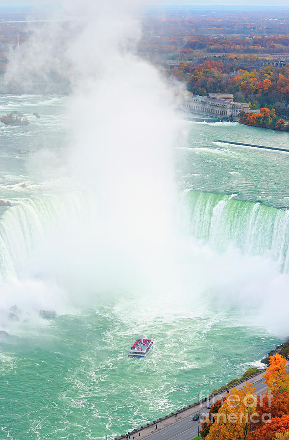Niagara Falls Boat Cruise In Autumn Photograph by Charline Xia