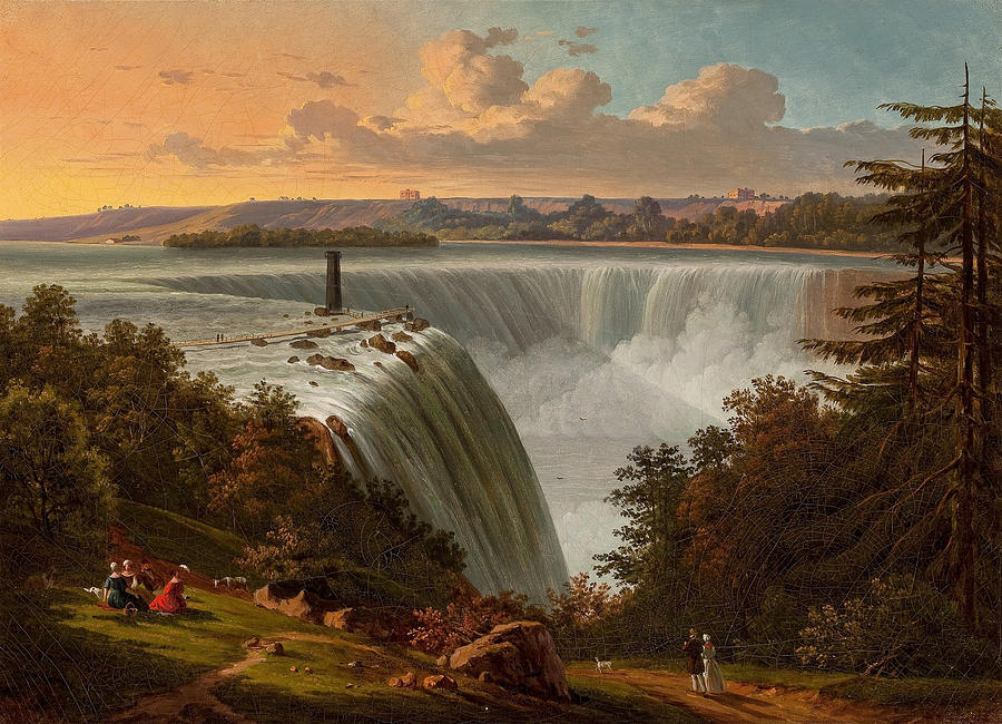 Niagara Falls Painting by Victor de Grailly
