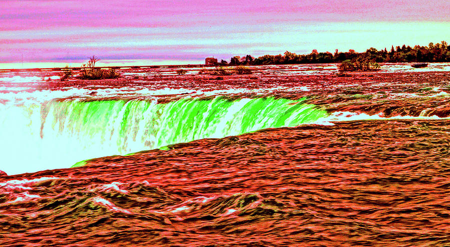 Niagara Falls...The painted Horseshoe Photograph by Daniel Thompson