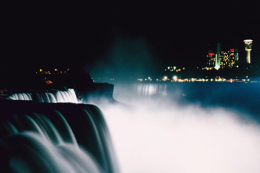 Niagara Night Photograph by DJ Florek