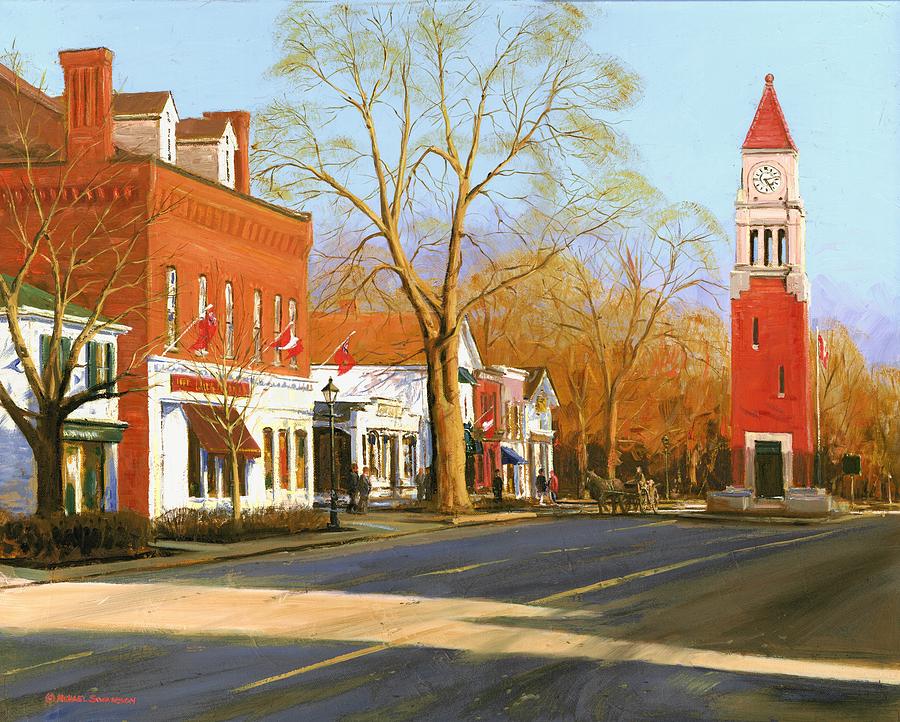 Wine Painting - Niagara On The Lake by Michael Swanson