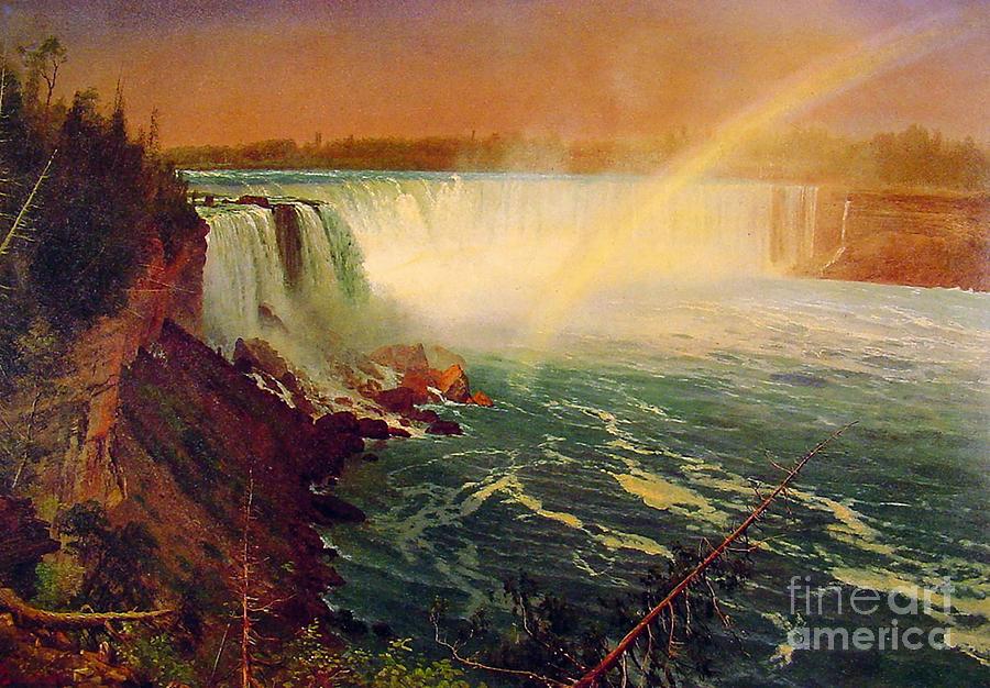 Niagra Painting By Albert Bierstadt - Fine Art America