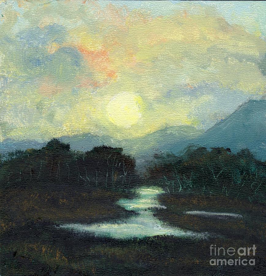 Nicaragua Jungle Moon Painting by Randy Sprout