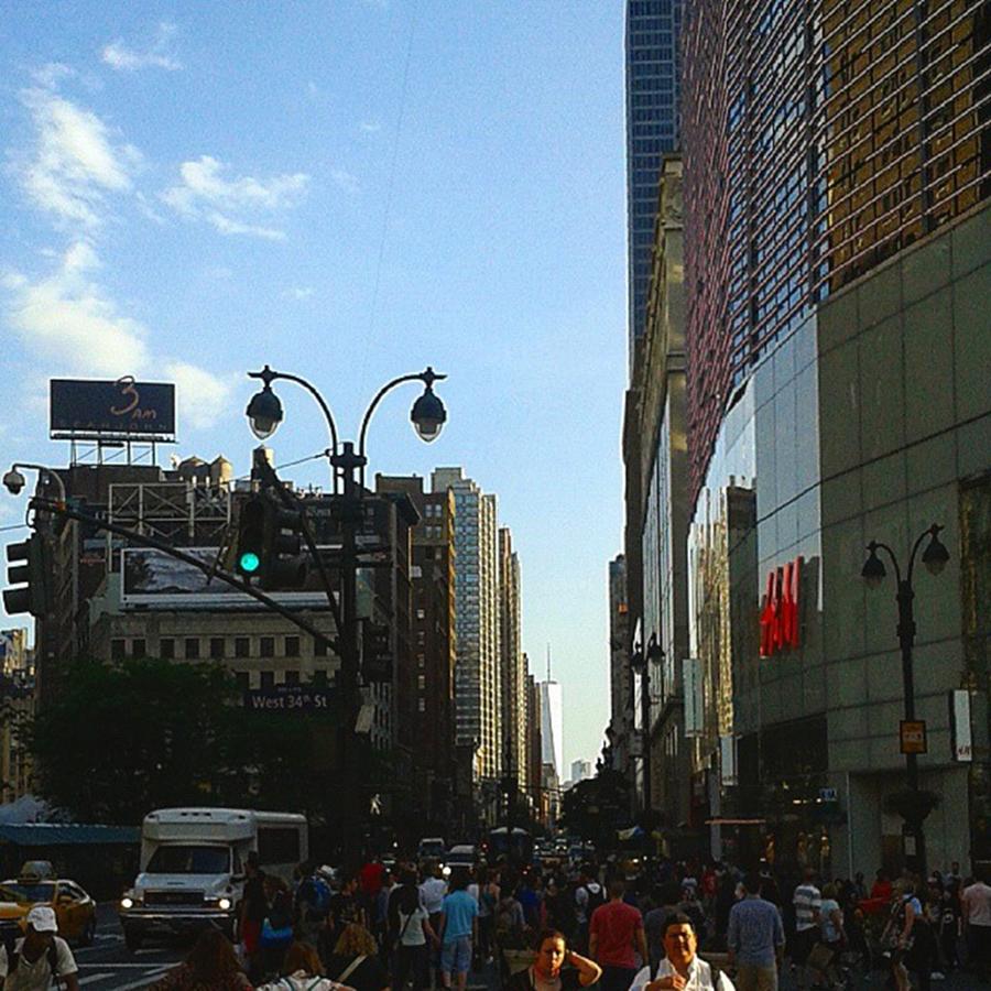 Broadway Photograph - Nice Evening In Herald Square! by Christopher M Moll