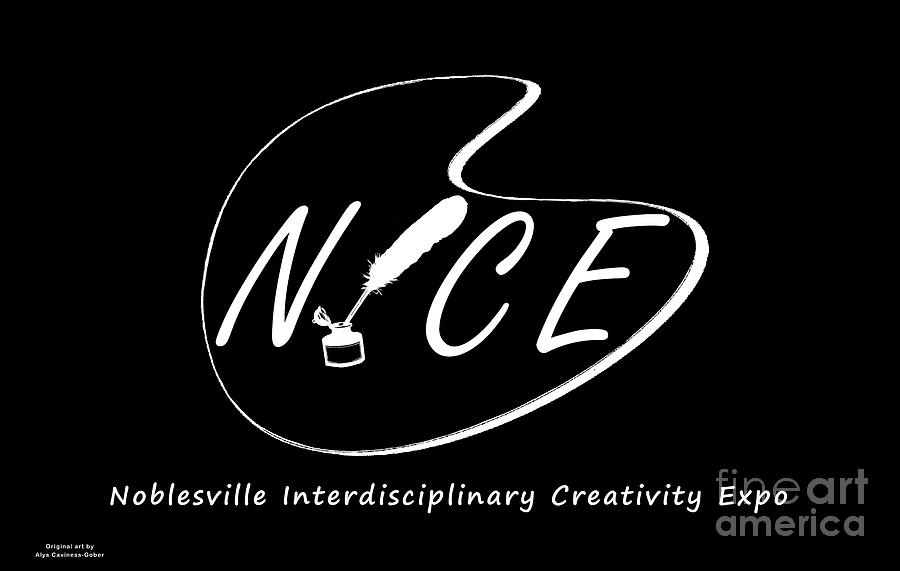 NICE logo black background Digital Art by Alys Caviness-Gober