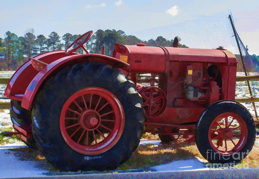 Nice Ride Tractor Photograph by Roberta Byram