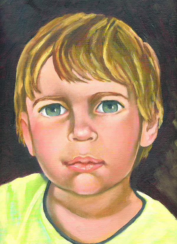 Portrait Painting - Nicholas by Aileen McLeod