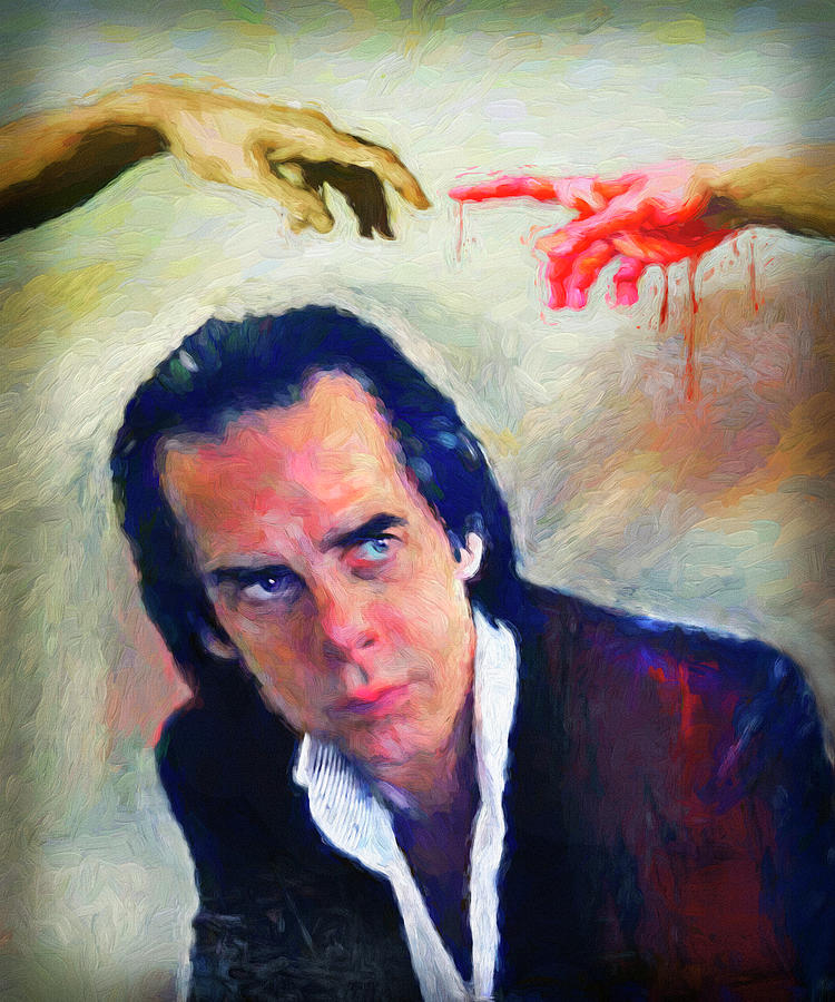 Nick Cave Mixed Media by Mal Bray