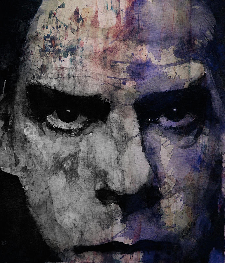 Nick Cave Retro Painting by Paul Lovering