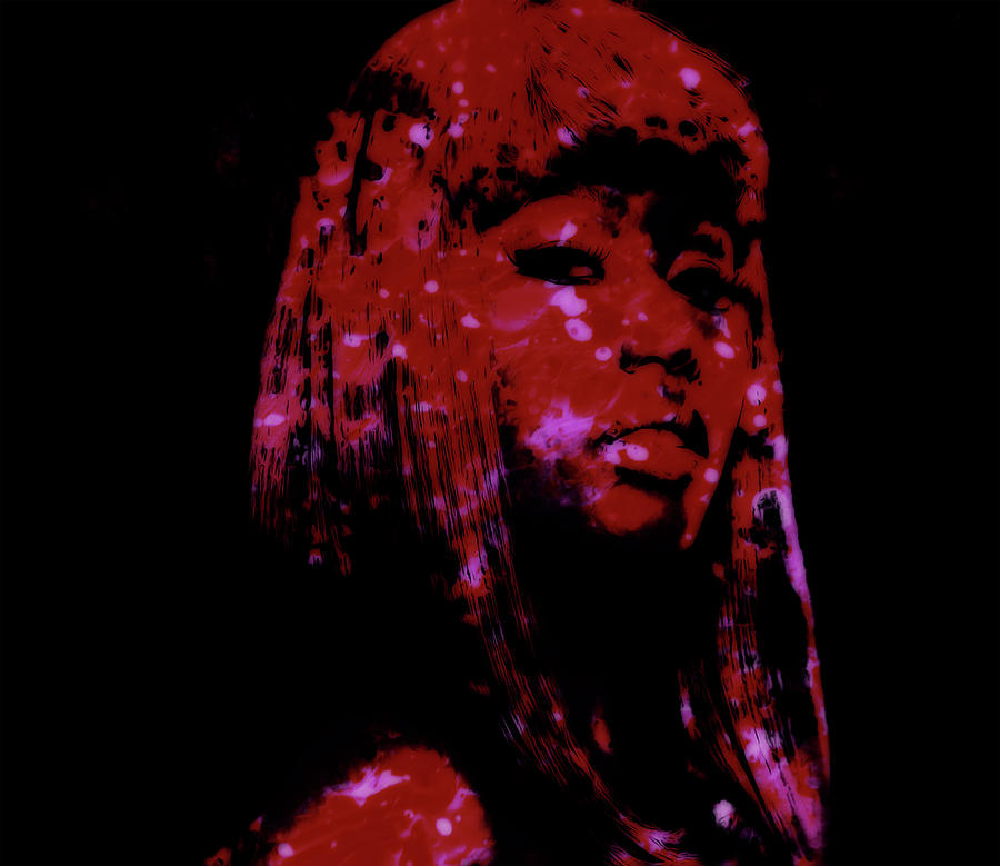 Nicki Minaj 4a Mixed Media by Brian Reaves