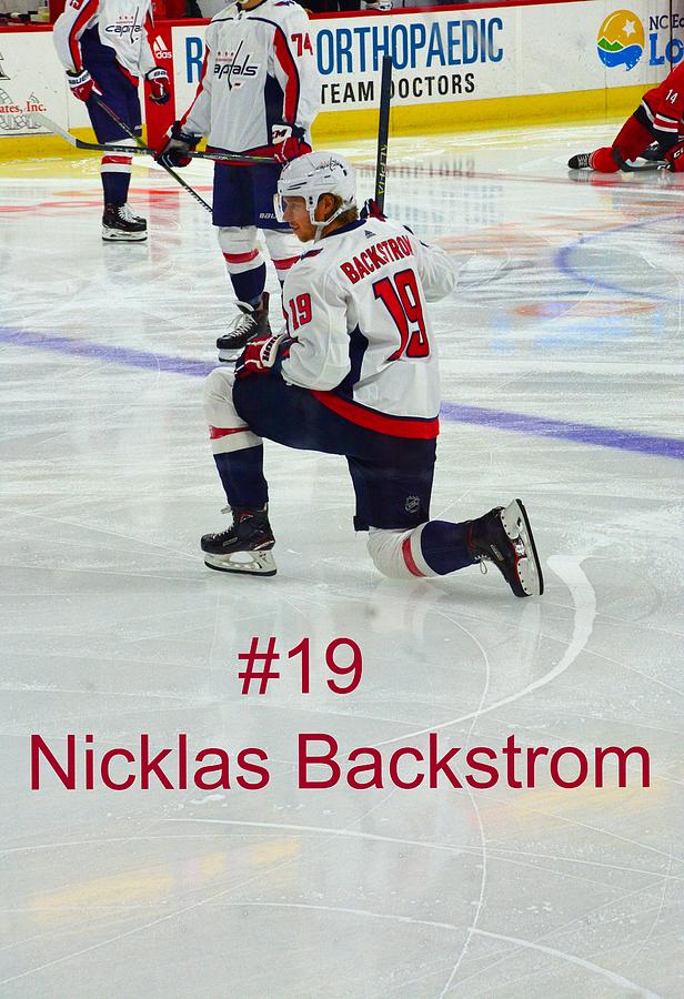 Nicklas Backstrom #19 Photograph by Lisa Wooten