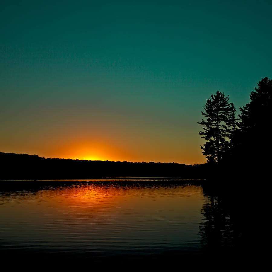 Nicks Lake Sunset Photograph by David Patterson