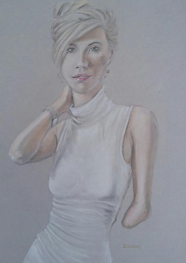 Portrait Pastel - Nicole  by Duncan Sawyer