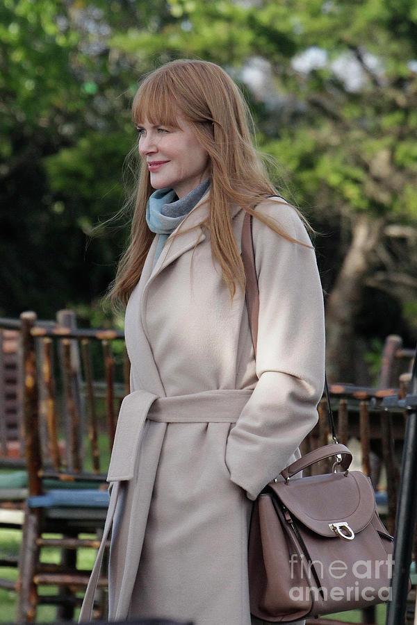 Nicole Kidman Photograph - Actress Nicole Kidman as Celeste Wright On Site Of Big Little Lies by Monterey County Historical Society