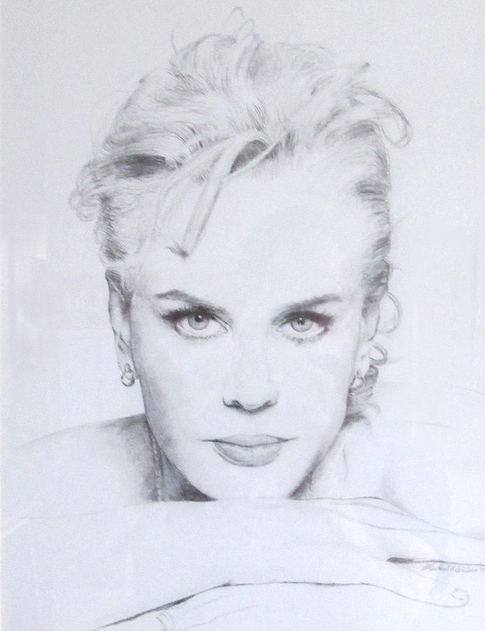 Nicole Kidman Drawing by Michael Wilson