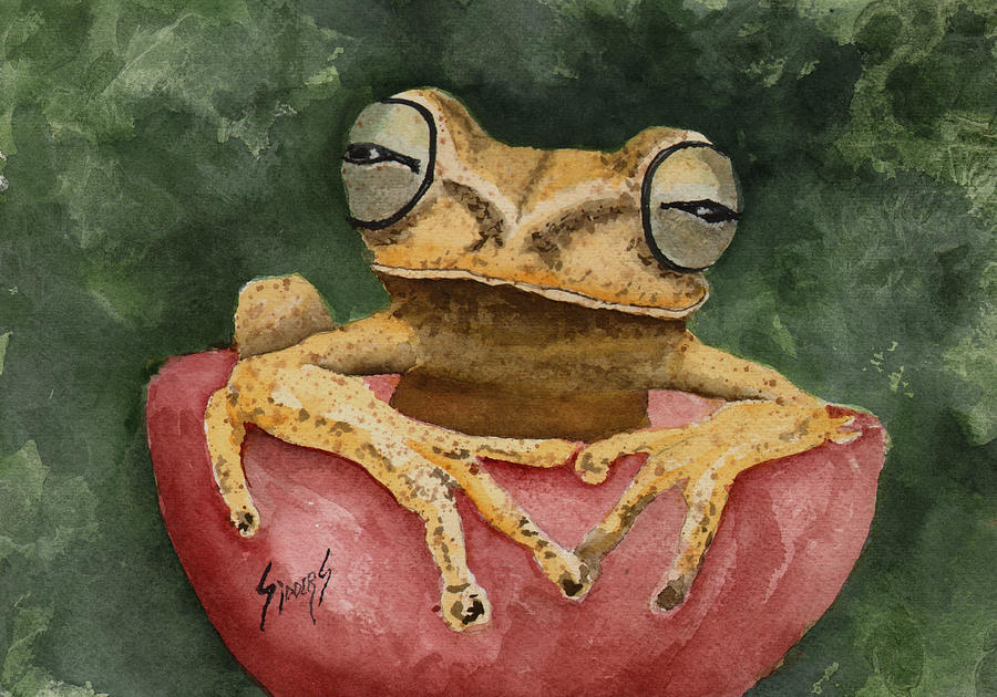 Nics Frog Painting by Sam Sidders