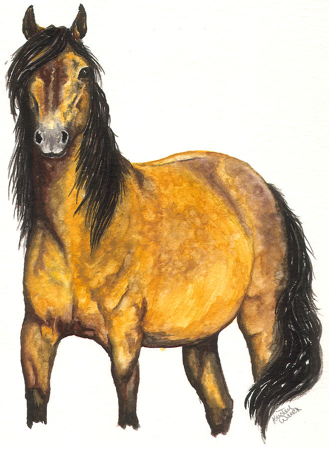 Horse Painting - Nifty by Kristen Wesch