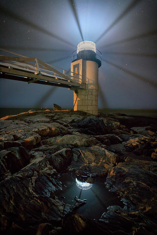 Forrest Gump Photograph - Night at Marshall Point by Rick Berk