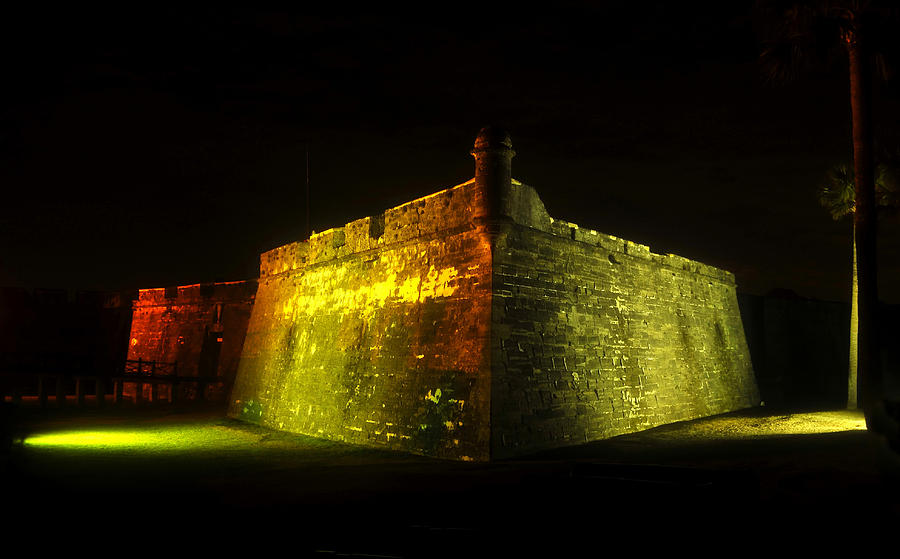 Landscape Photograph - Night at the Castillo by David Lee Thompson
