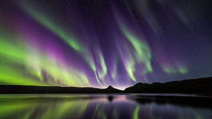 Landscape Photograph - Night at the Lake by Kolbein Svensson Landscape Photograph - Night at the Lake by Kolbein Svensson