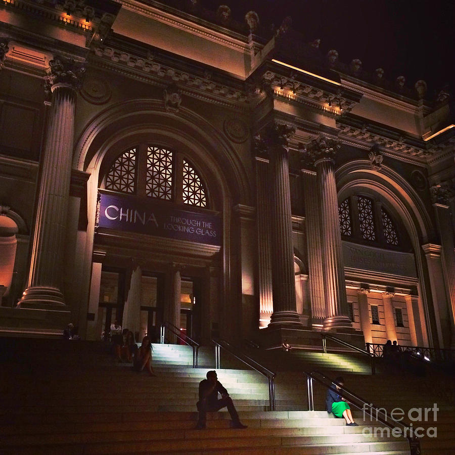 Architecture Photograph - Night at the Museum by Miriam Danar